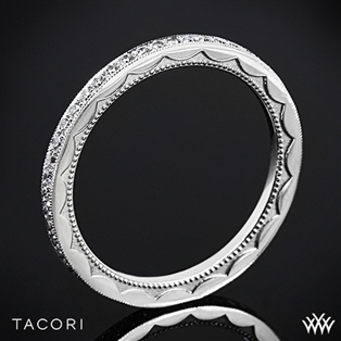 Tacori 41-15ET Sculpted Crescent Eternity Diamond Wedding Ring