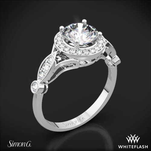Simon G Tr523 Passion Diamond Engagement Ring 3419