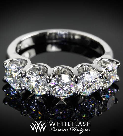 Infinity Diamond Engagement Ring