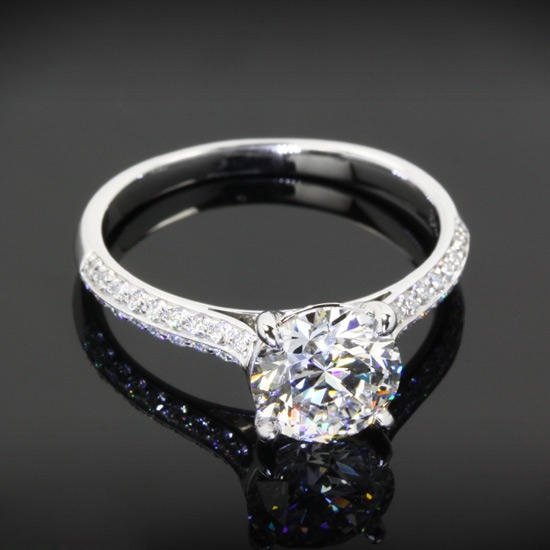 Caroline Pave Diamond Engagement Ring | 15301