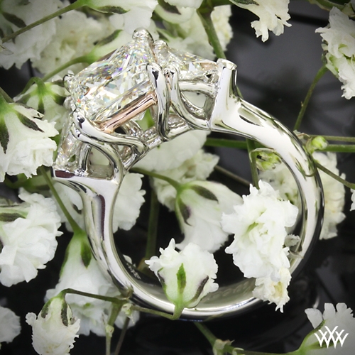Custom 3 Stone Diamond Engagement Ring | 12203
