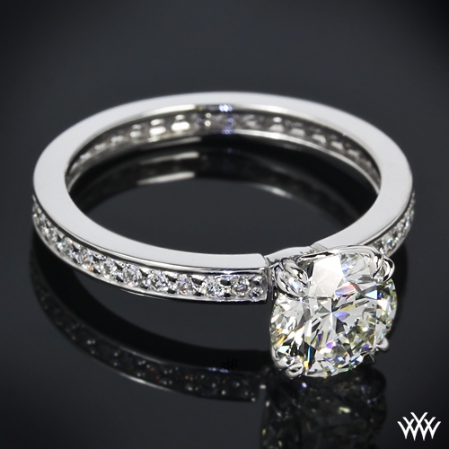 Semi-Custom "Channel Bead-Set" Diamond Engagement Ring