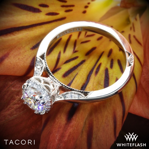 Tacori 2620RD Dantela Crown Solitaire Engagement Ring