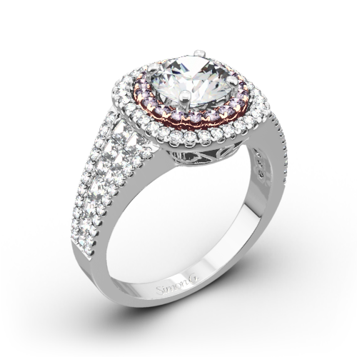 Simon G Mr2453 Passion Double Halo Engagement Ring 3414