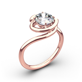 Danhov AE133 Abbraccio Solitaire Engagement Ring