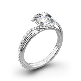 Danhov AE155 Abbraccio Diamond Engagement Ring