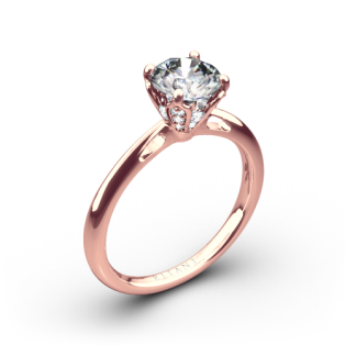 Ritani 1RZ3279 Embellished Prong Solitaire Engagement Ring