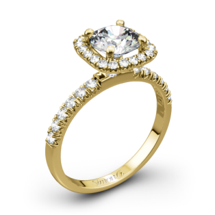 Simon G. MR2132 Passion Halo Diamond Engagement Ring