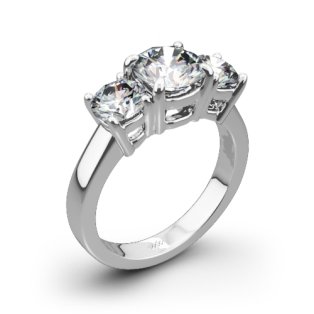 Three Stone Engagement Ring