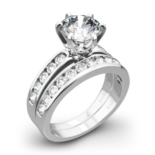 Vatche 1020 6-Prong Channel Diamond Diamond Wedding Set