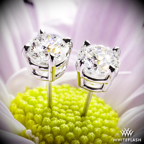 whiteflash diamond earrings