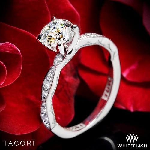 Tacori 46-2RD Sculpted Crescent Diamond Engagement Ring