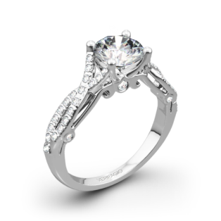 Verragio INS-7050R 4 Prong Twisted Shank Diamond Engagement Ring