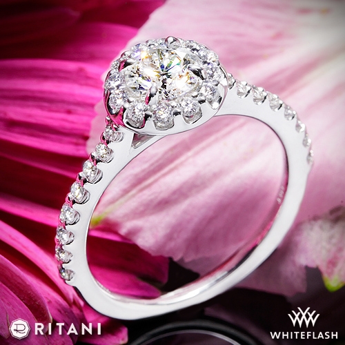 Halo Diamond Engagement Ring | Style 7813