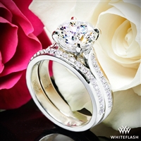 Cathedral Pave Diamond Wedding Set | 3709