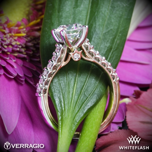 Verragio two tone hot sale engagement rings