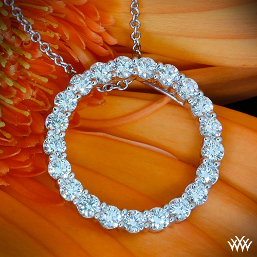 circle of life diamond necklace