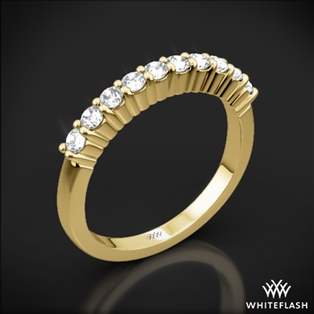 Legato Shared-Prong Diamond Wedding Band