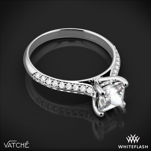 Caroline Pave Diamond Engagement Ring for Princes... | 395