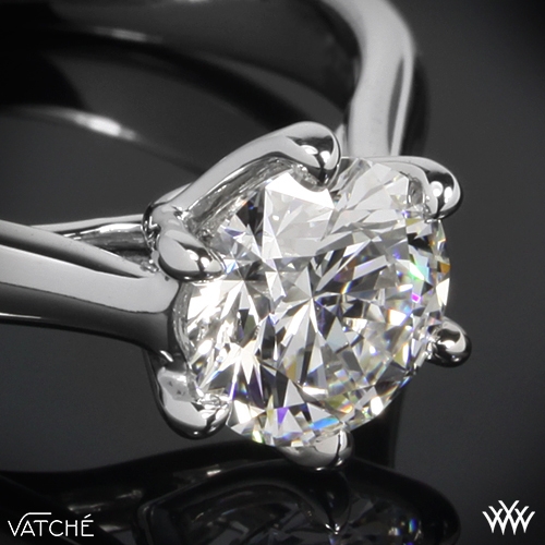 Royal Crown Solitaire Engagement Ring By Vatche 347 0730