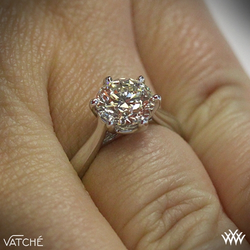 Royal Crown Solitaire Engagement Ring By Vatche 627 5164