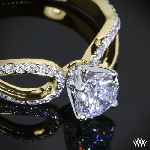 Infinity Diamond Engagement Ring | 1100