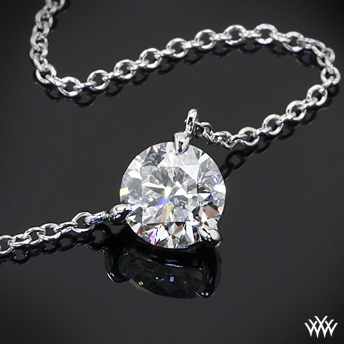 martini diamond necklace