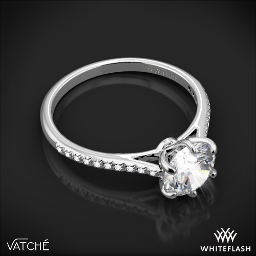 Felicity Pave Diamond Engagement Ring by Vatche | 1649