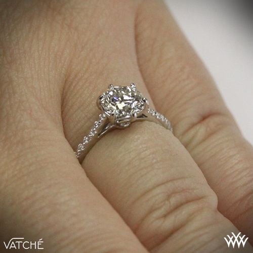 Felicity Pave Diamond Engagement Ring by Vatche | 1650