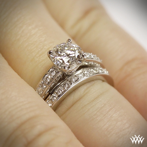 Flush-Fit Diamond Wedding Set | 1768