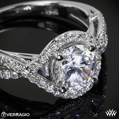 Verragio 4 Prong Bypass Diamond Engagement Ring | 1825