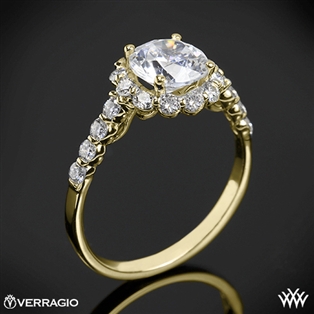 Verragio INS-7033 Round Halo Diamond Engagement Ring