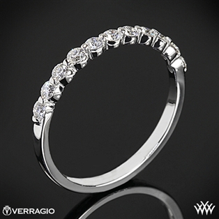 Verragio INS-7034W Single Prong Diamond Wedding Ring