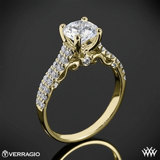 Verragio INS-7035 Dual Row Shared-Prong Diamond Engagement Ring