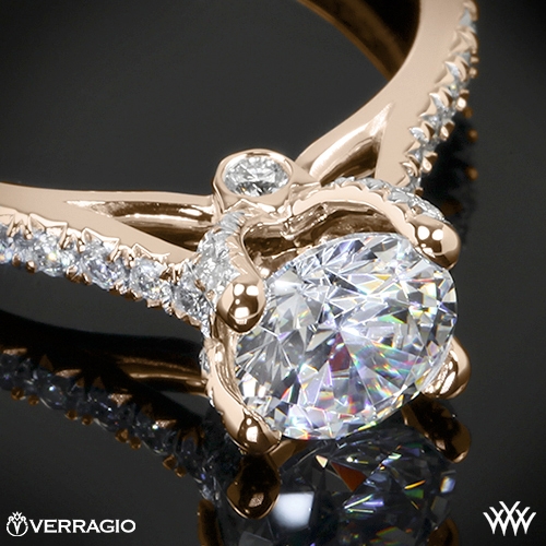 Verragio 4 Prong Pave Diamond Engagement Ring | 1939