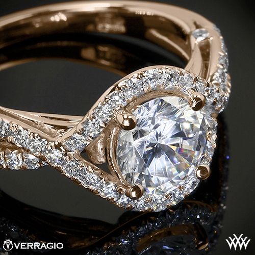 Verragio 4 Prong Bypass Diamond Engagement Ring | 1947