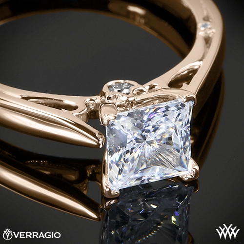 Verragio 4 Prong Princess Solitaire Engagement Ring | 1897