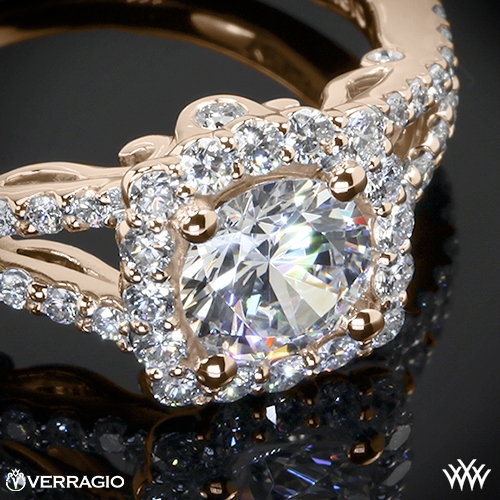 Split Shank Shared-Prong Diamond Engagement Ring by Verragio | 1929