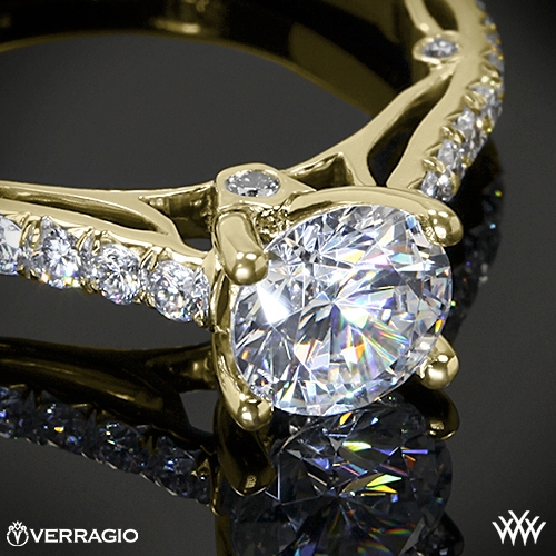 Verragio Bead-Set Cathedral Diamond Engagement Ring | 1966