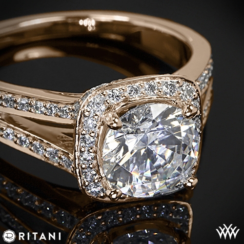 Ritani Masterwork Split Shank Diamond Engagement Ring | 2089