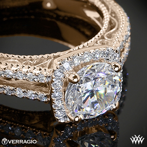 Verragio Split Shank Pave Diamond Engagement Ring | 2013