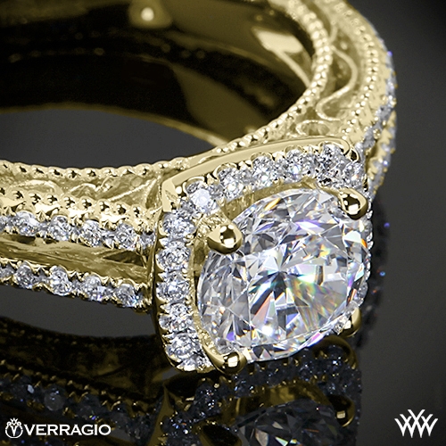 Verragio Split Shank Pave Diamond Engagement Ring | 2012