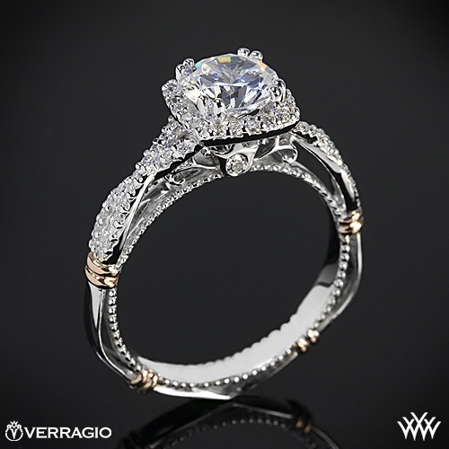 Verragio Twisted Halo Diamond Engagement Ring | 2222