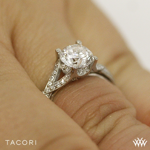 tacori criss cross engagement ring