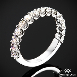 Annette's U-Prong Three Quarter Eternity Diamond Wedding Ring