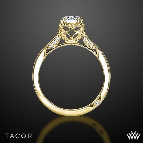 Tacori 2620RDSM Dantela Crown Solitaire Engagement Ring | 2717