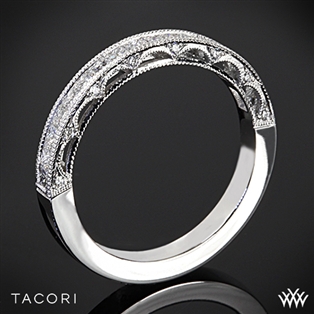 Tacori HT2510PRB Reverse Crescent Princess Star Diamond Wedding Ring