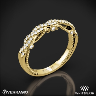 Verragio INS-7074W Beaded Twist Diamond Wedding Ring