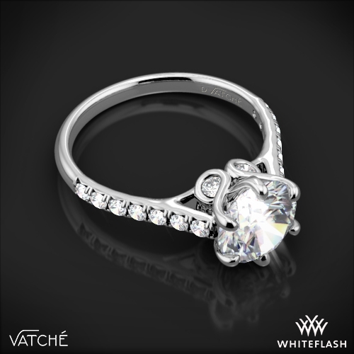 Vatche Swan French Pave Diamond Engagement Ring | 2820