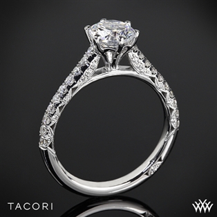 Tacori HT2546RD Petite Crescent Enchantment Diamond Engagement Ring